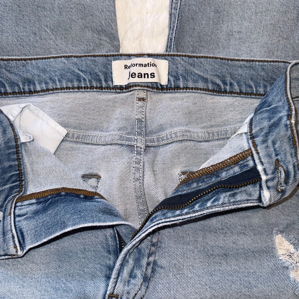 Reformation Light Blue Jeans